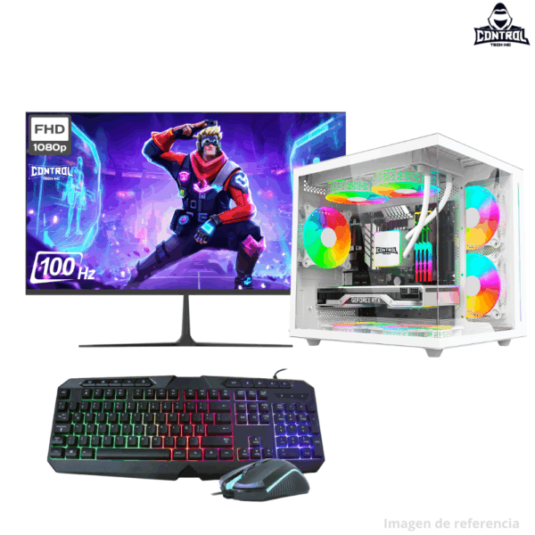 ¡Oferta! PC Gamer Ryzen 5 4600G 16GB/512GB + Monitor IPS 24" FHD 100Hz 1Ms - Imagen 3